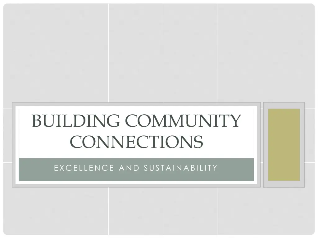 building community connections