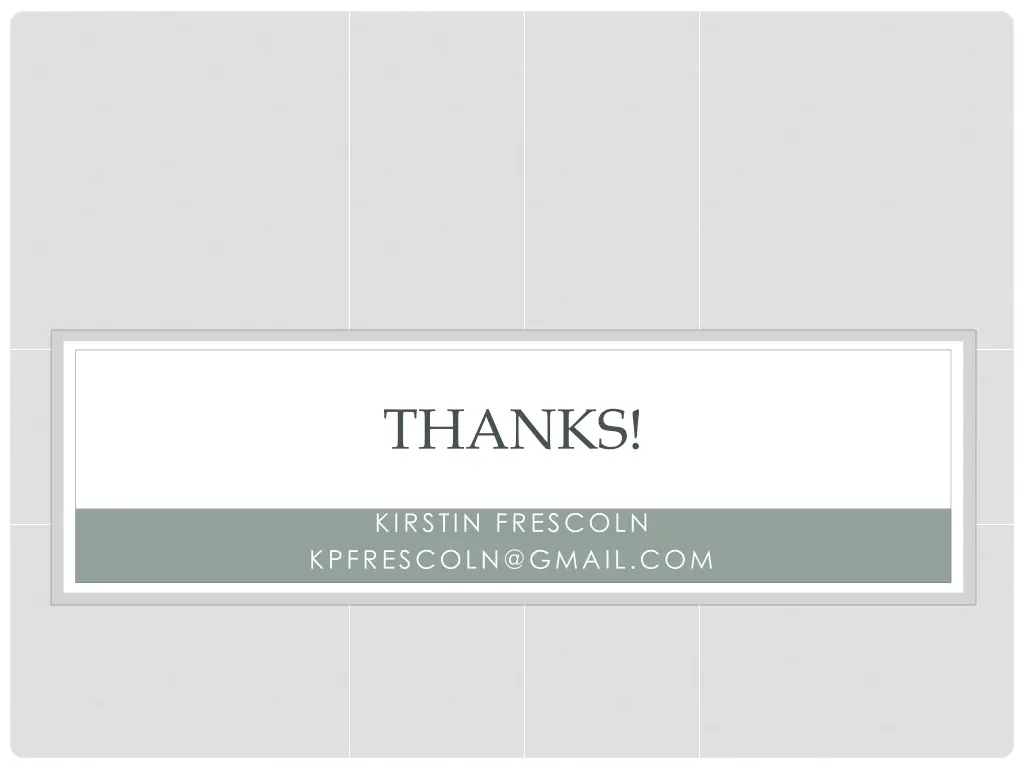 thanks