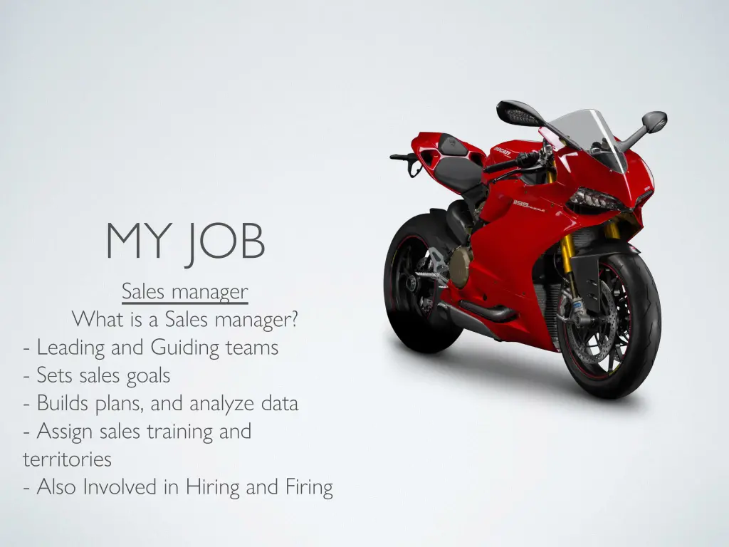 my job sales manager what is a sales manager
