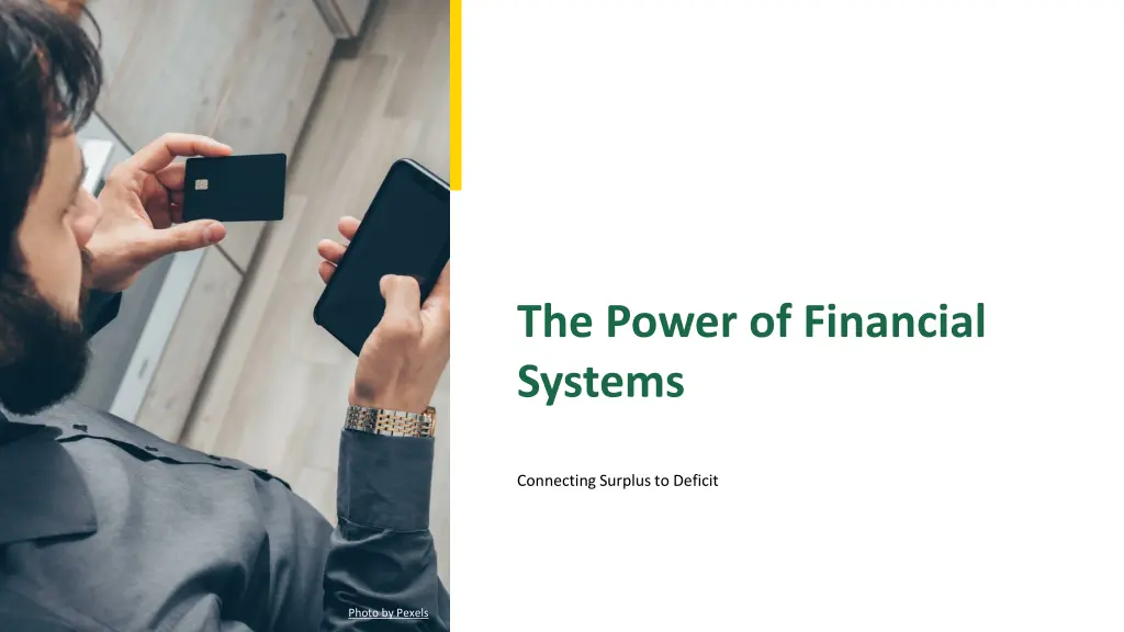 the power of financial systems