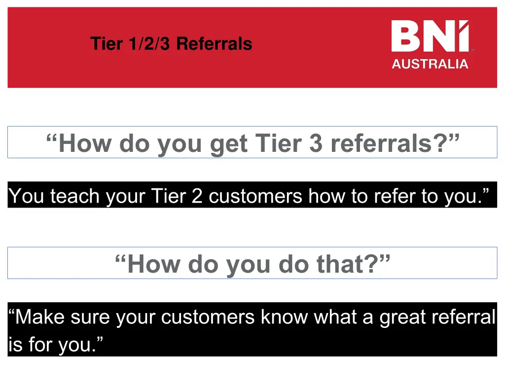 tier 1 2 3 referrals 2