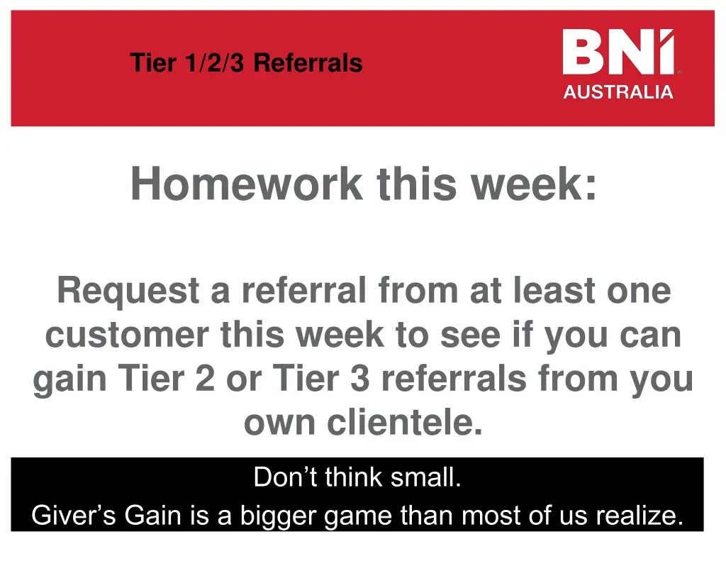 tier 1 2 3 referrals 3