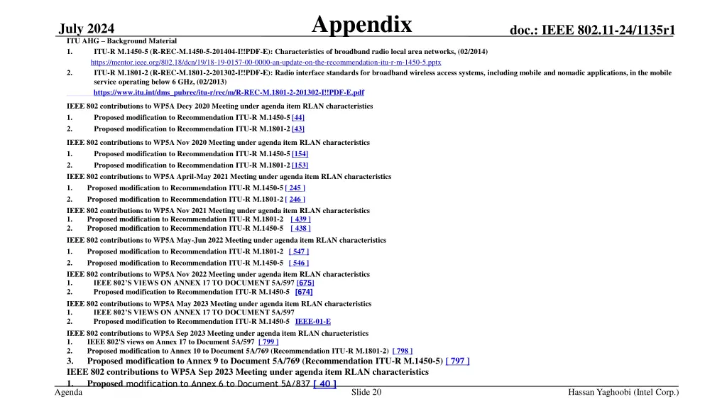 appendix
