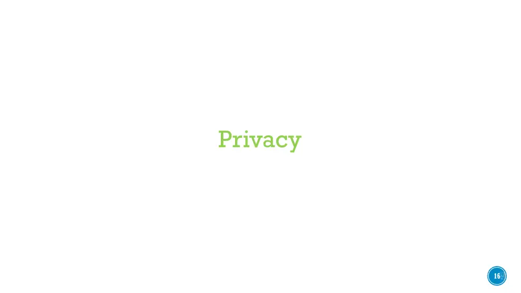 privacy