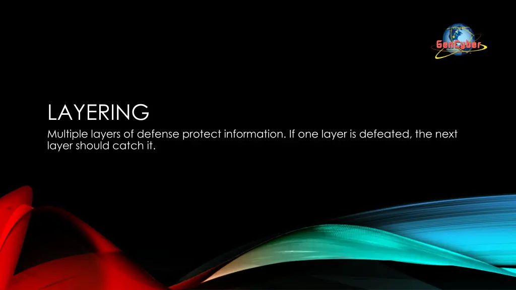 layering multiple layers of defense protect