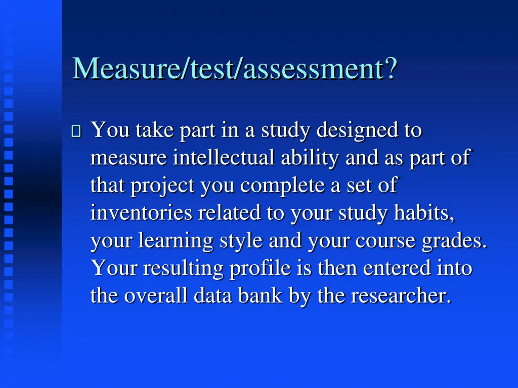 measure test assessment 2