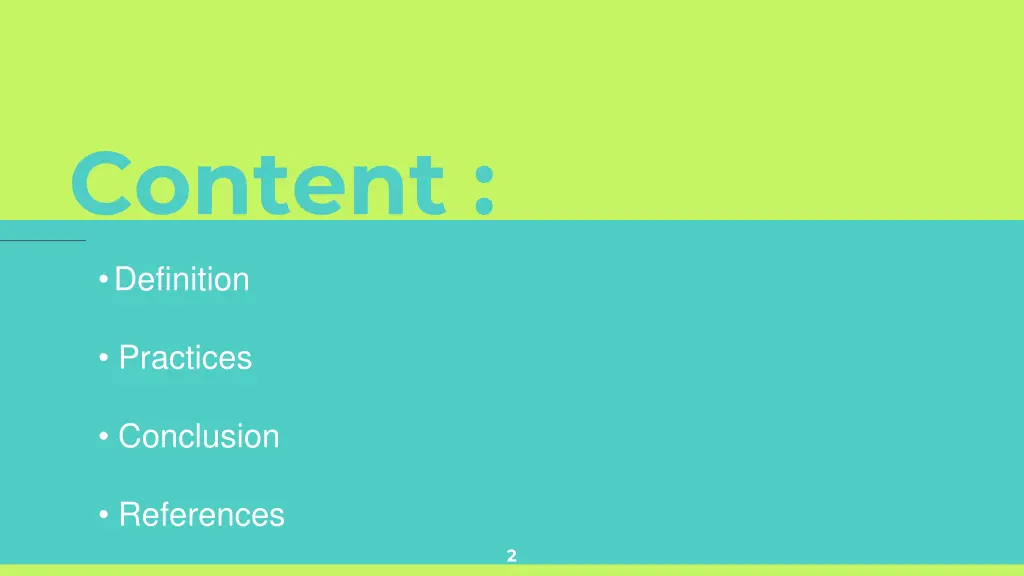 content