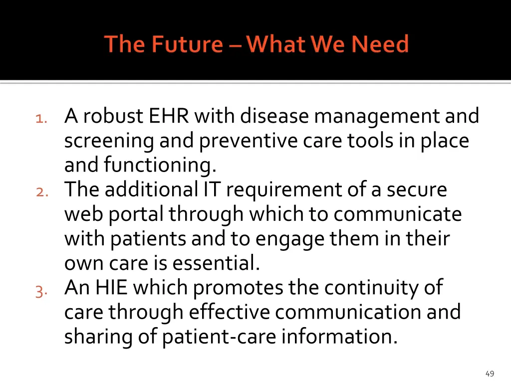 1 a robust ehr with disease management