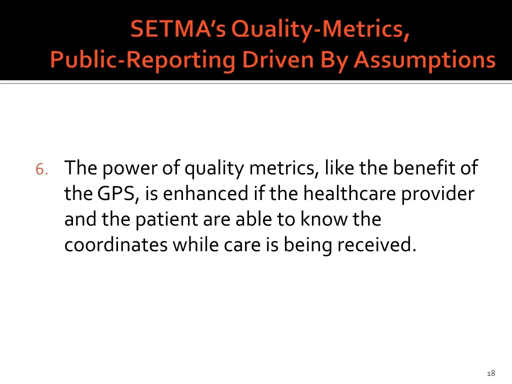 6 the power of quality metrics like the benefit