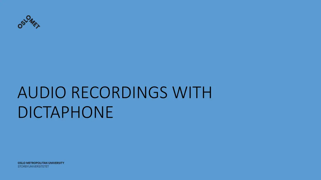 audio recordings with dictaphone