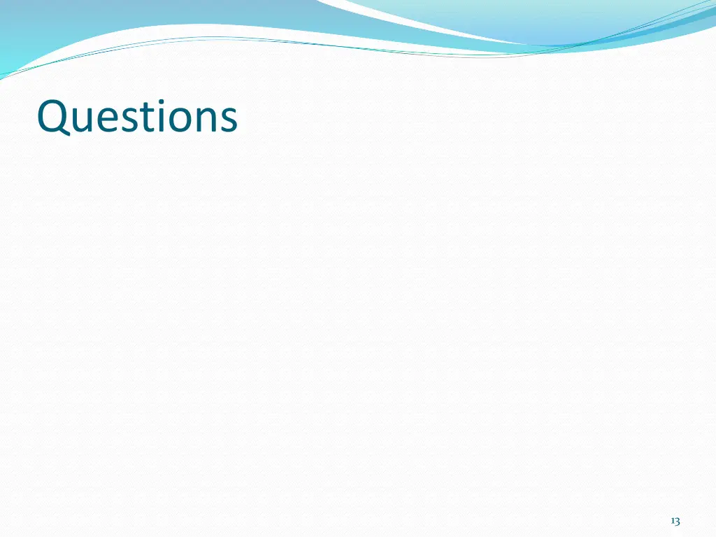 questions