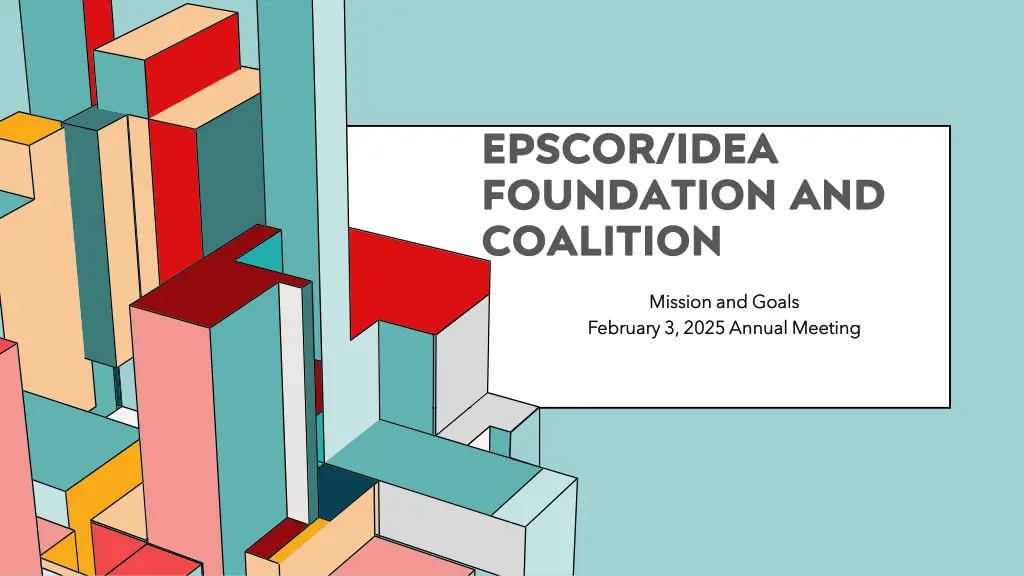 epscor idea foundation and coalition