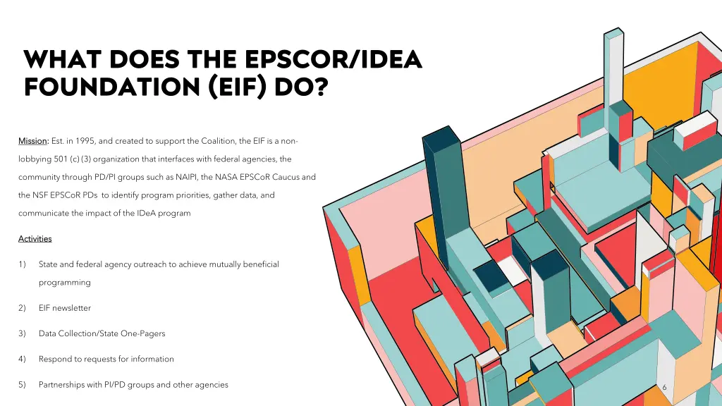 what does the epscor idea foundation eif do