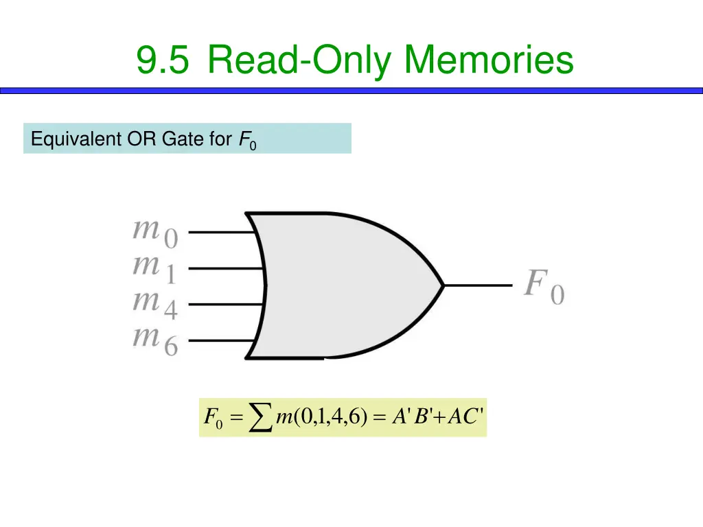 9 5 read only memories 4