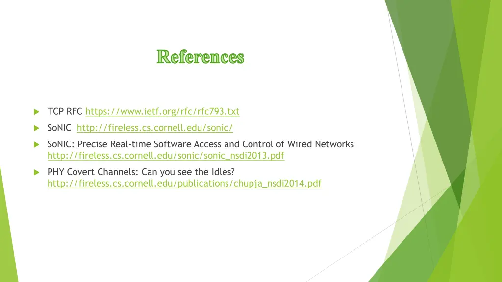 references