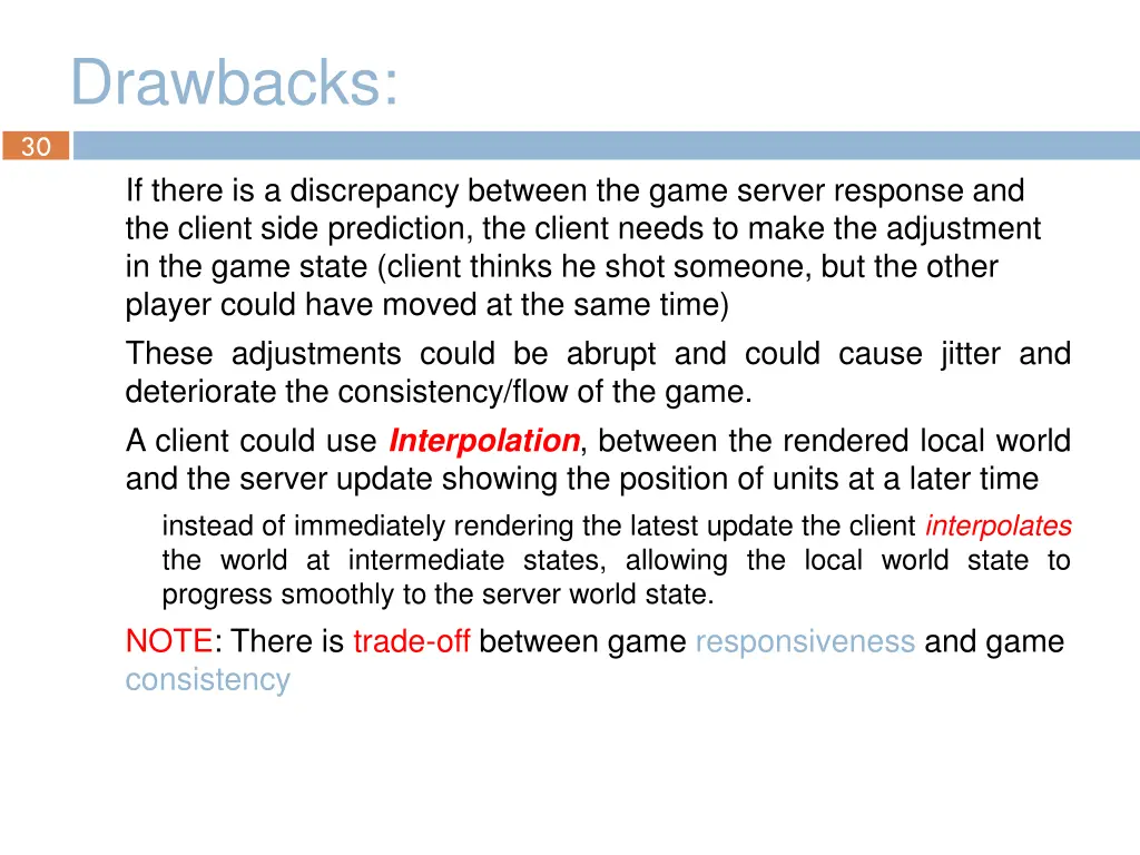 30 drawbacks if there is a discrepancy between