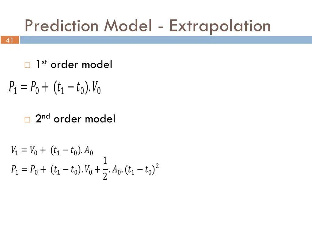 41 prediction model extrapolation