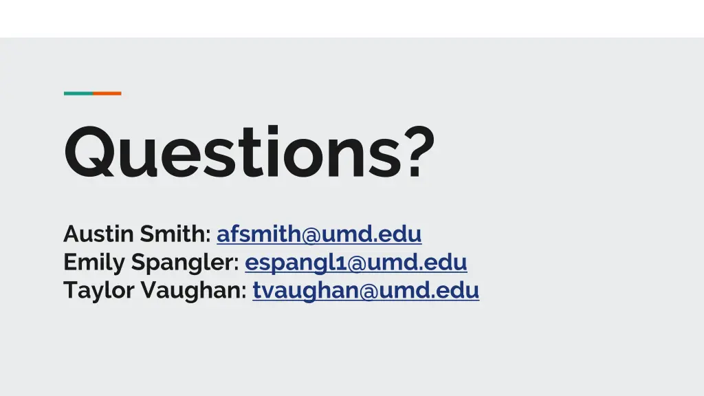 questions