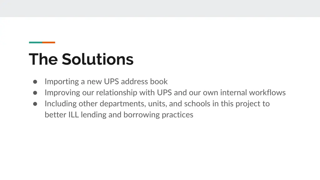 the solutions