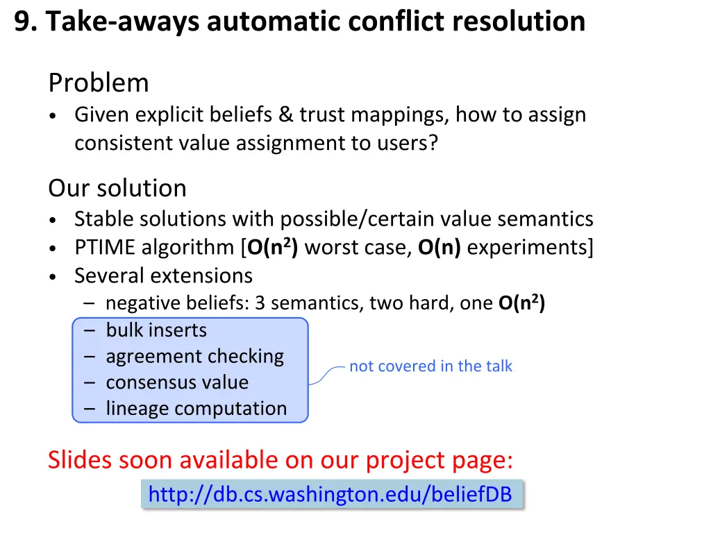 9 take aways automatic conflict resolution