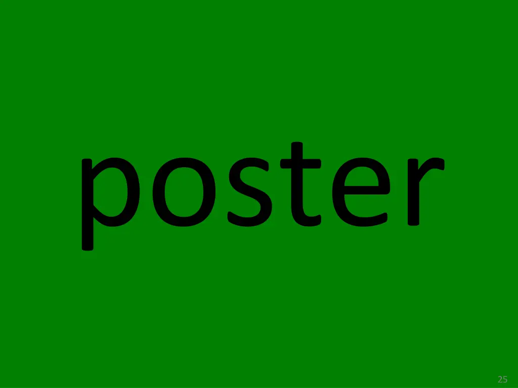 poster