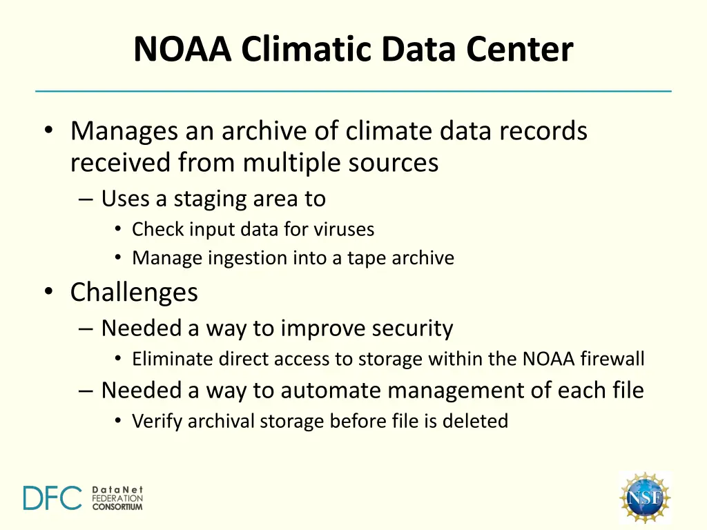 noaa climatic data center