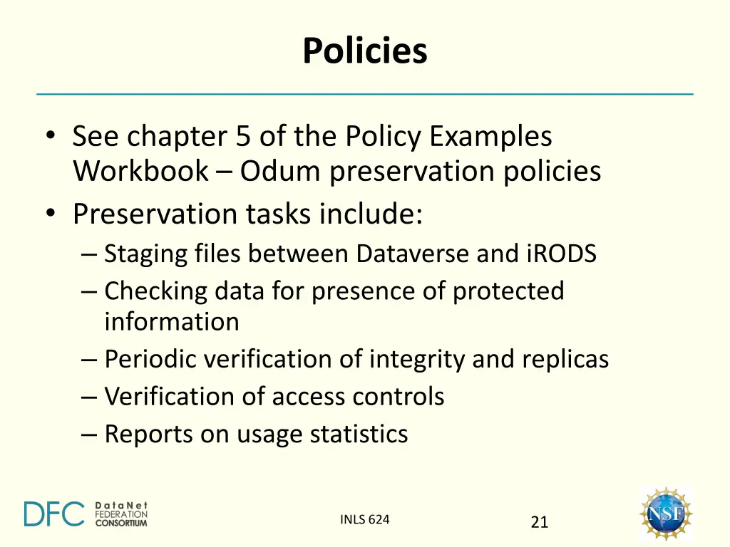 policies