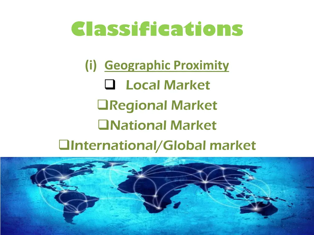 classifications
