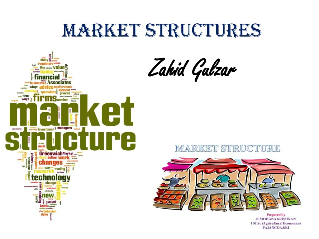 market structures zahid zahid gulzar