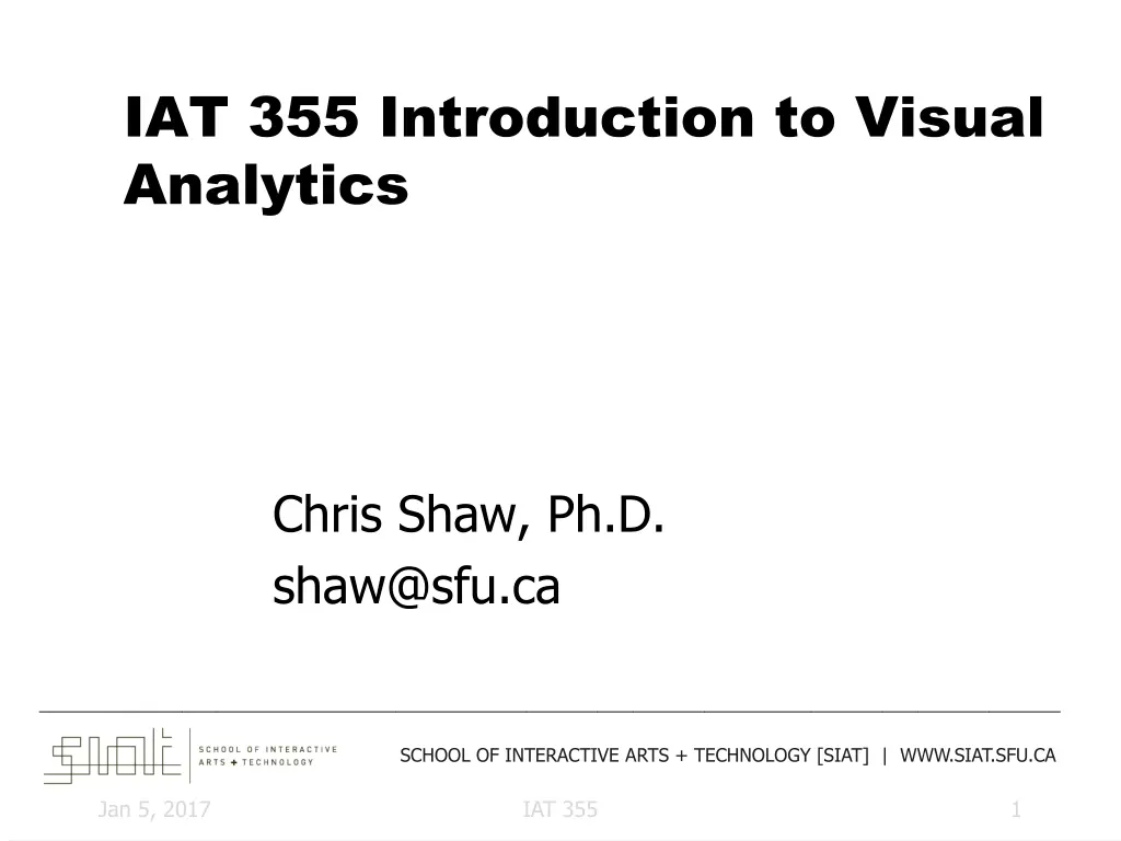 iat 355 introduction to visual analytics