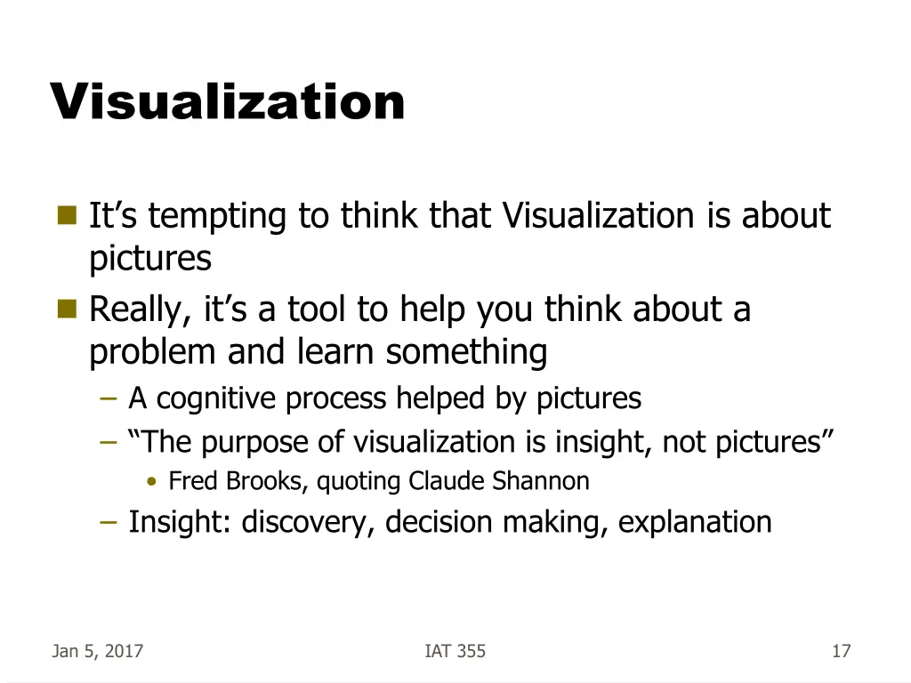 visualization