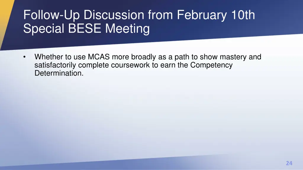 follow up discussion from february 10th special