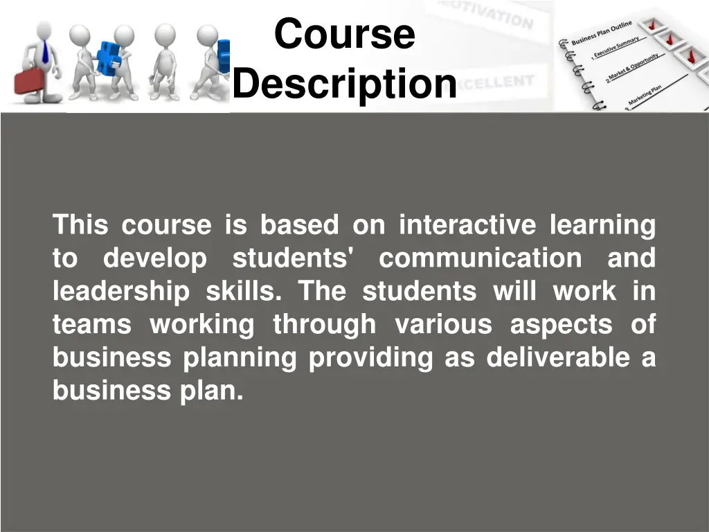 course description