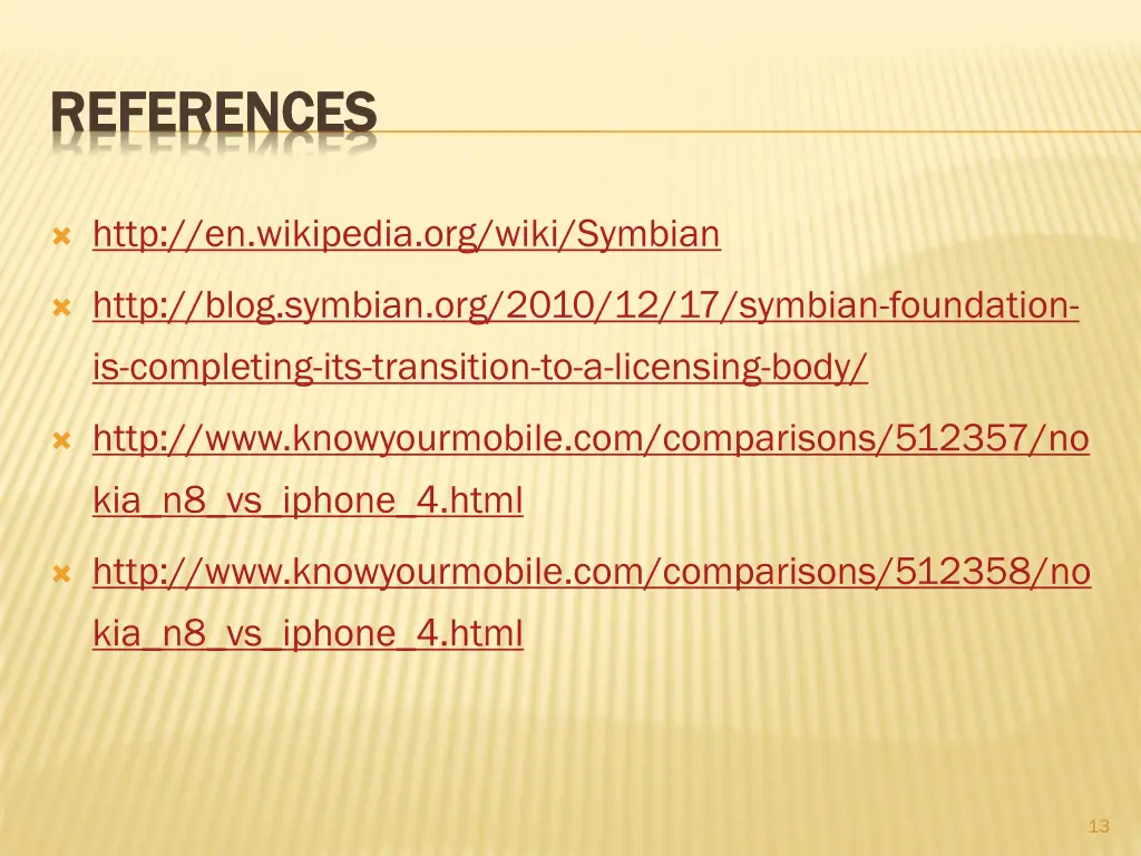 references references