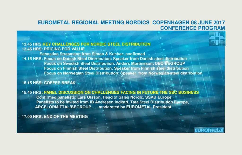 eurometal regional meeting nordics copenhagen 1