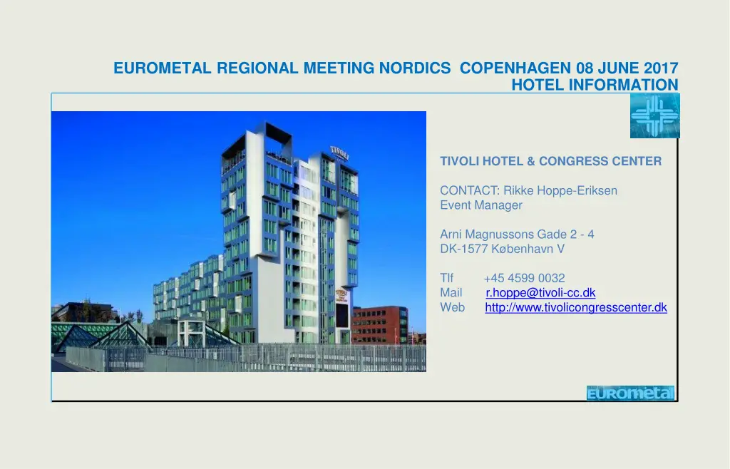 eurometal regional meeting nordics copenhagen 2