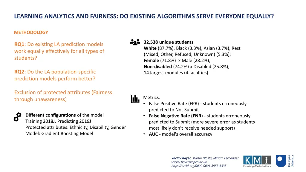learning analytics and fairness do existing 2
