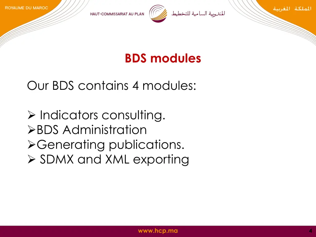 bds modules