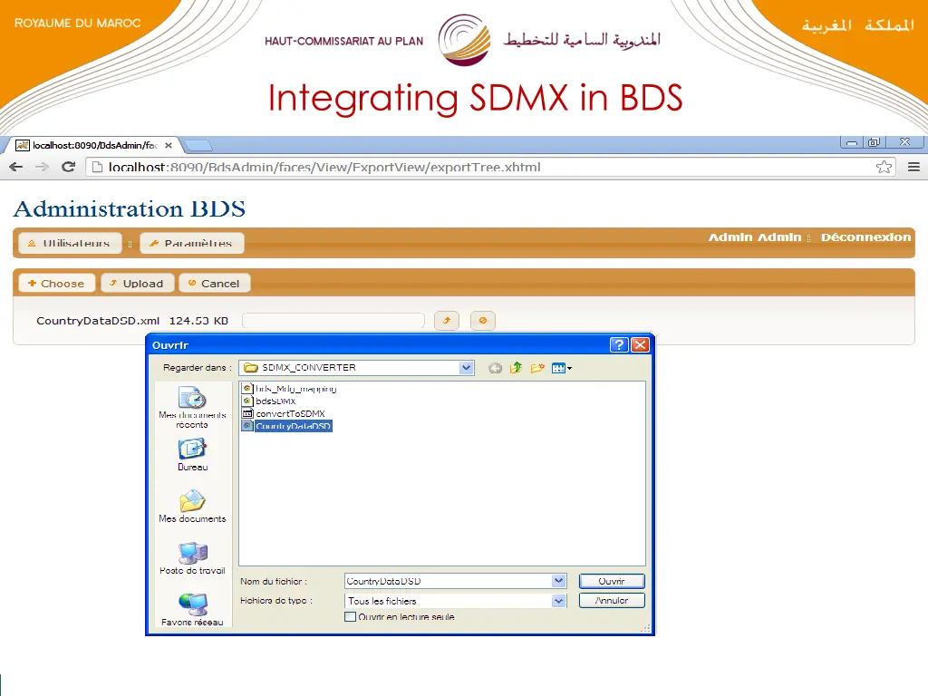 integrating sdmx in bds