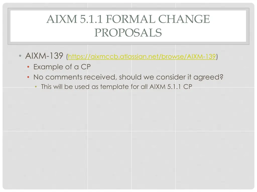 aixm 5 1 1 formal change proposals