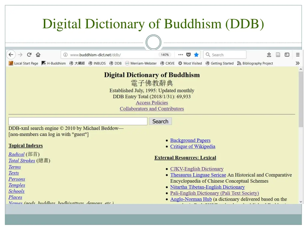 digital dictionary of buddhism ddb