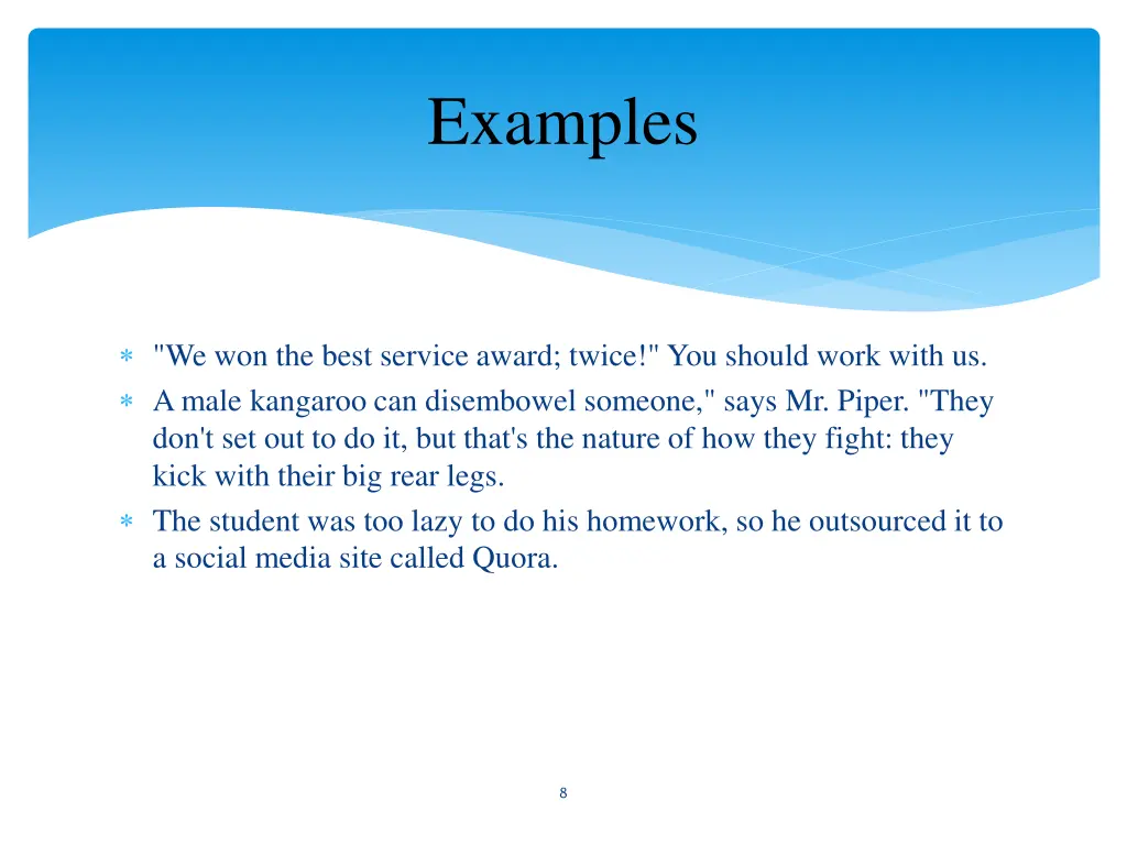 examples 1
