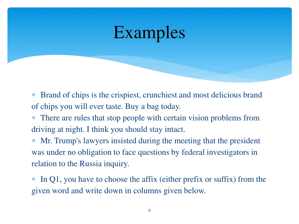 examples
