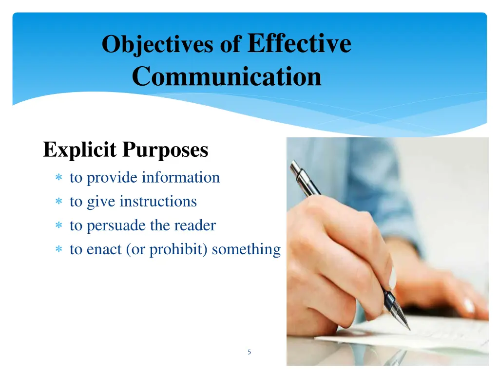 objectives of effective communication