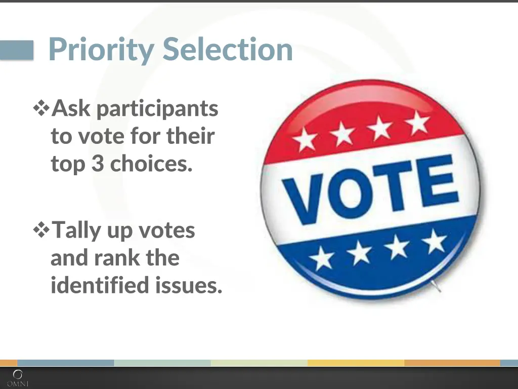 priority selection
