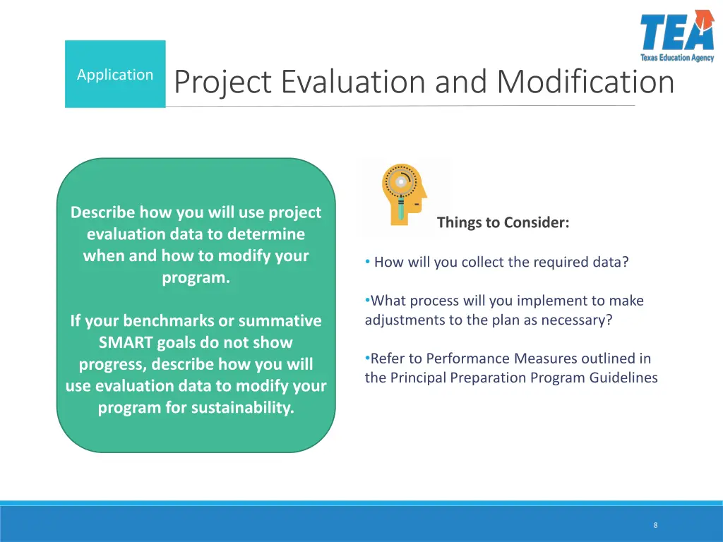 project evaluation and modification