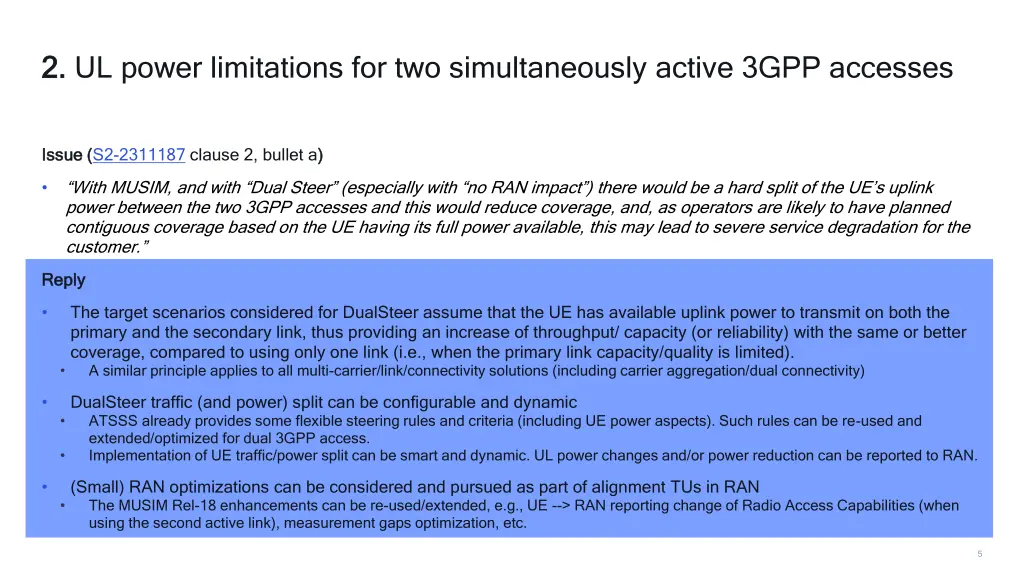 2 2 ul power limitations for two simultaneously
