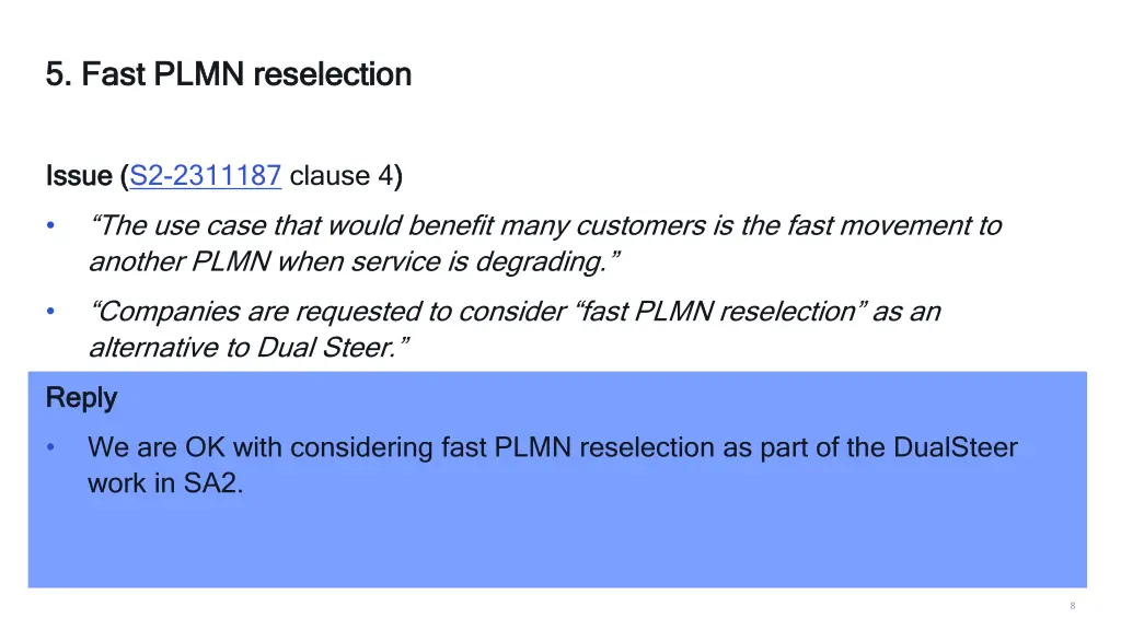 5 fast plmn reselection 5 fast plmn reselection