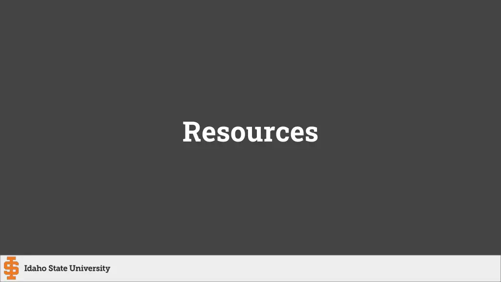 resources