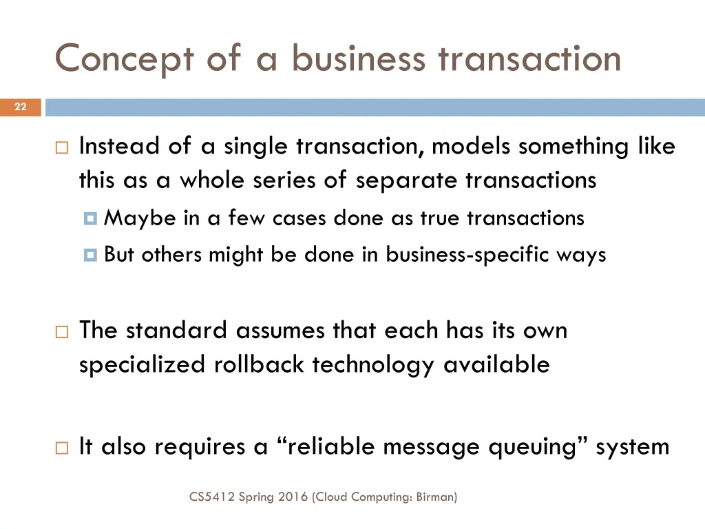 concept of a business transaction